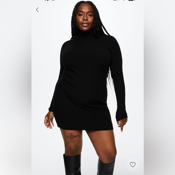 NWT MANGO ribbed knit dress black size MEDIUM - Picture 9 of 11